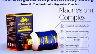 Delix Magnesium Complex supplement bottle for energy and sleep support